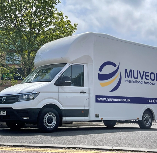 A moving van of MuveOne