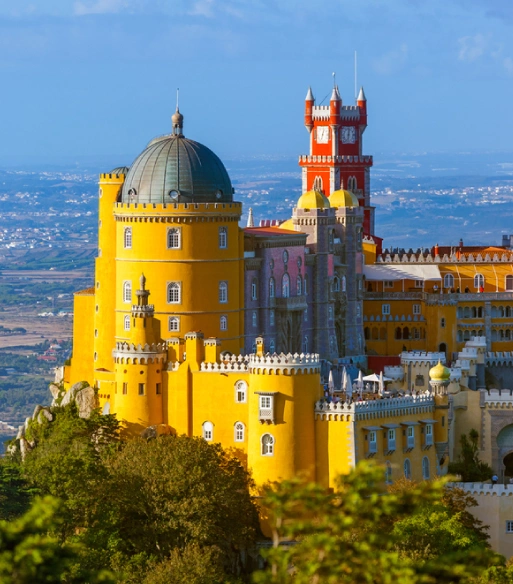 Palace of Pena in Sintra Lisbon, Portugal